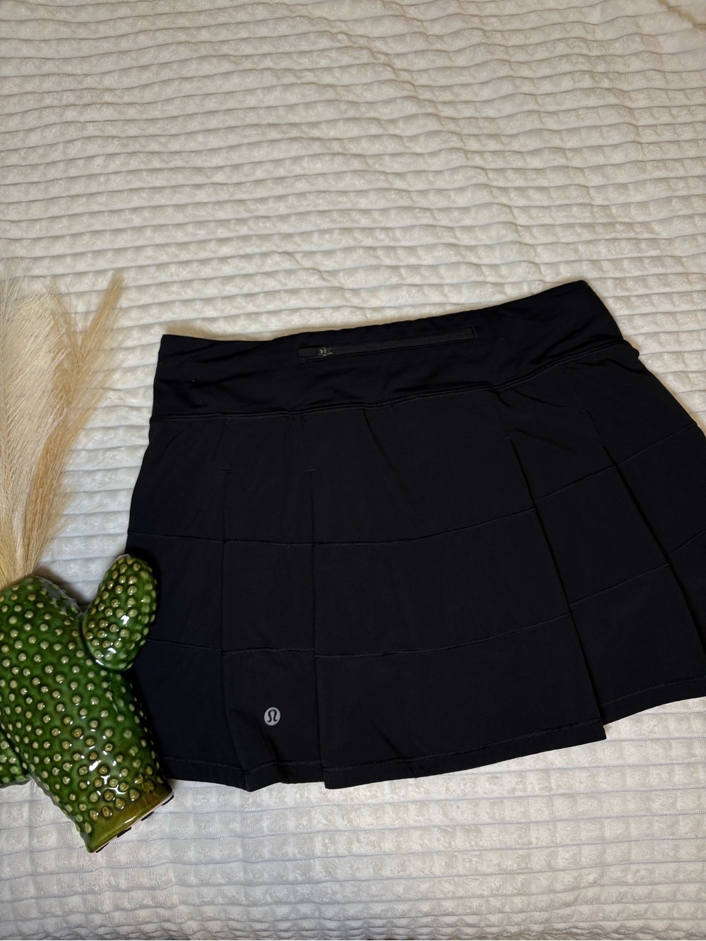 lululemon athletica Black Pleated Athletic Skirt